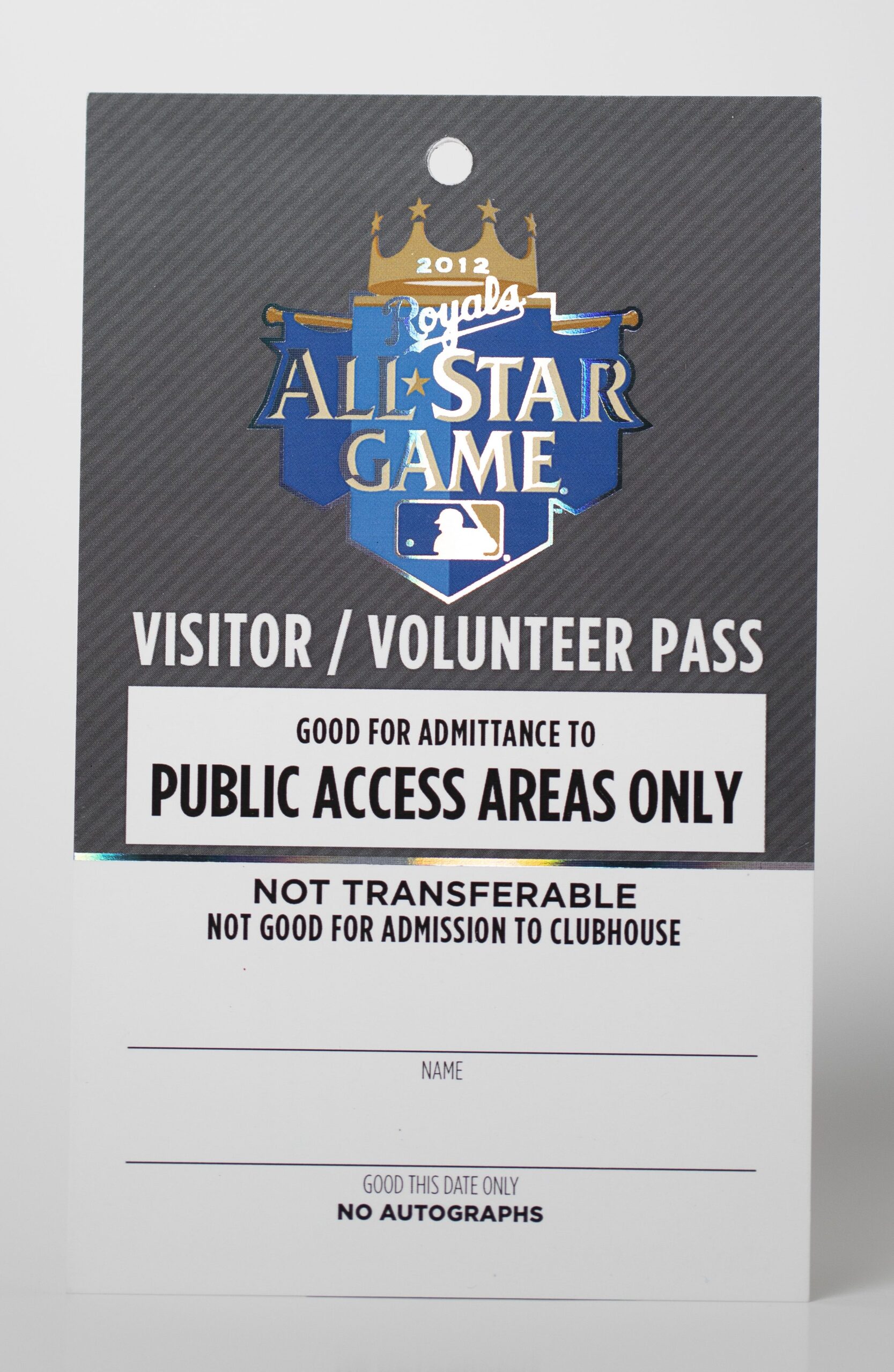 All Star Game Hang Tag