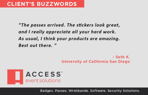 UC San Diego testimonial for ACCESS Event Solutions