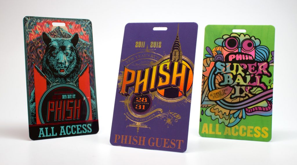 ACCESS Event Solutions Music Phish Foiled Backstage Passes