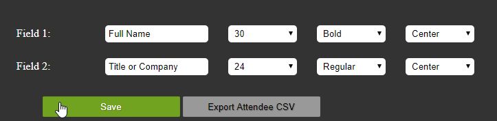 ACCESS Event Solutions Qp Customfields2