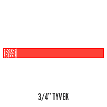 Tyvek Wristbands template preview