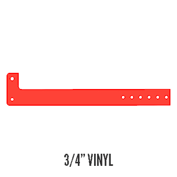 Vinyl Wristbands template preview