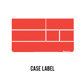 Case Label template preview